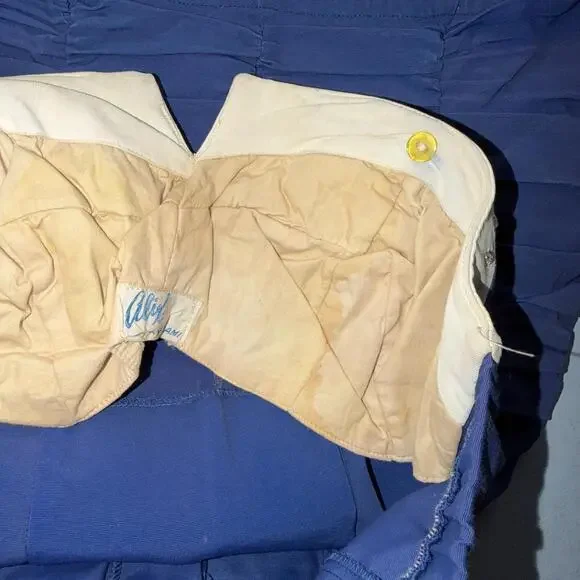 Alix Of Miami Rhinestone 1950s VTG Bathing Suit Swimsuit Hollywood Swim Wear Blu - Picture 15 of 16